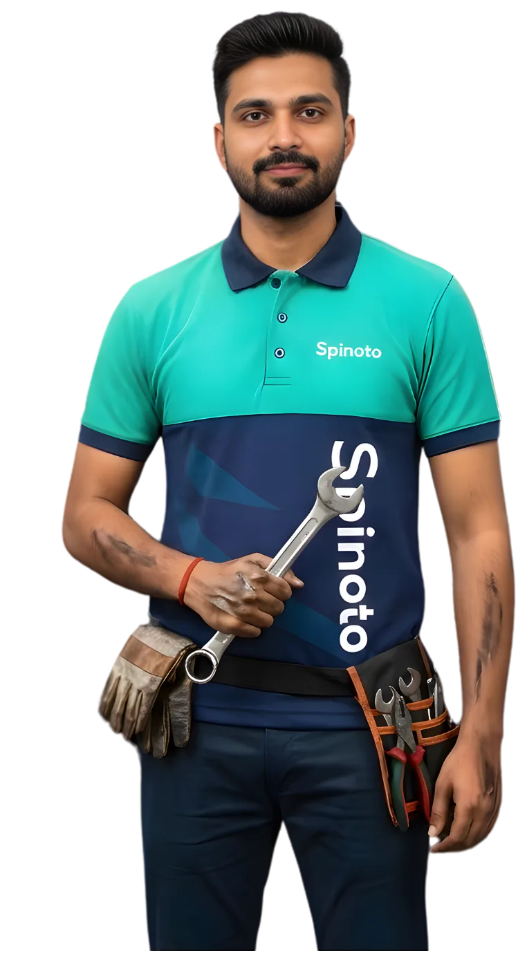 Verified Spinoto mechanic ready with professional tools